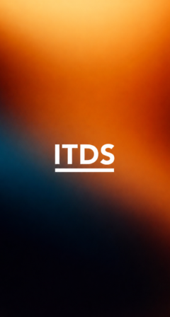 Modern premium gradient background for ITDS website hero section